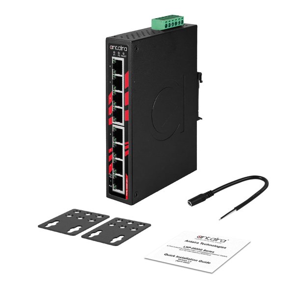 Antaira Launches New Series of Unmanaged PoE+ Ethernet Switches Hardened for Industrial Use